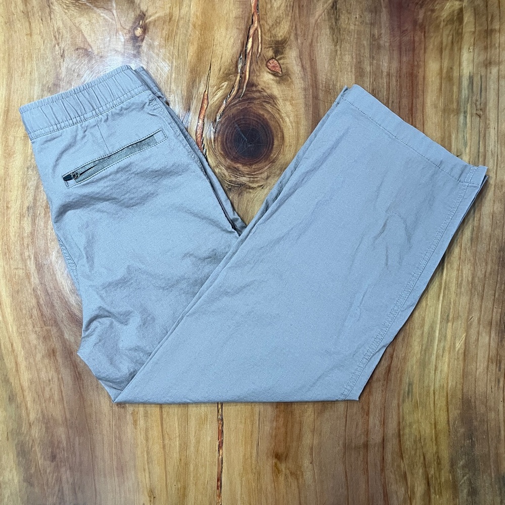 Vuori Women's Ripstop Capri XS Drawstring Cotton Wide leg Athletic EUC J3-16